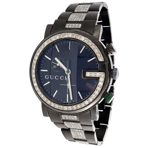 gucci watch mens sale|Gucci diamond watches for men.